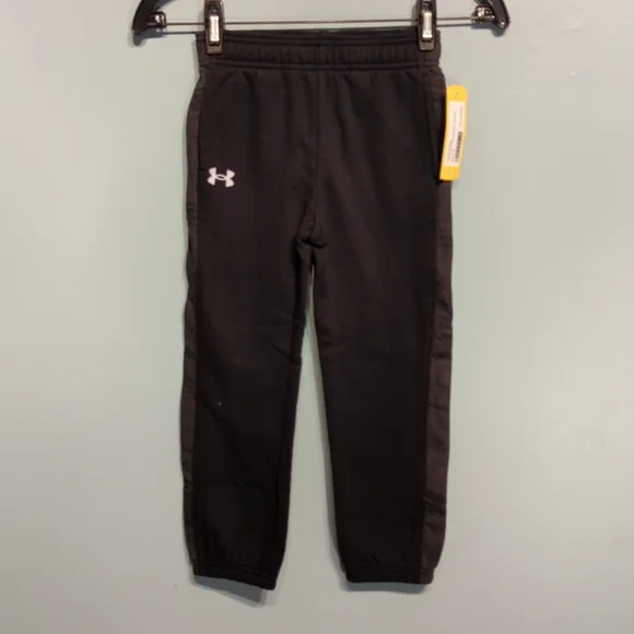 Under Armour orange hoodie and black joggers size 5